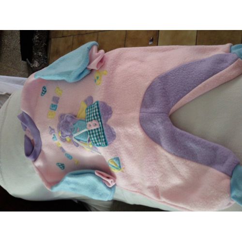 Combi Pyjama 12m Rose Bleu Violet Pastel