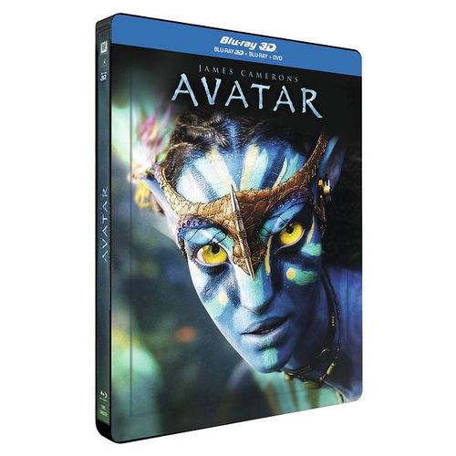 Avatar - Combo Blu-Ray 3d + Blu-Ray + Dvd - Édition Boîtier Steelbook