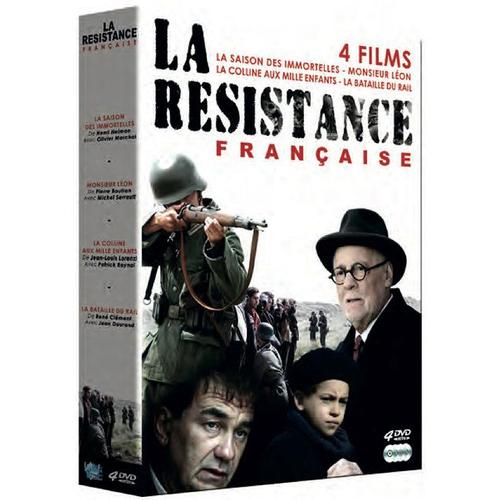 Resistance Française : La Saison Des Immortelles + Monsieur Léon + La Colline Aux Mille Enfants + La Bataille Du Rail - Pack