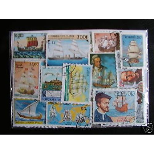 Voiliers 200 Timbres Differents Du Monde Entier