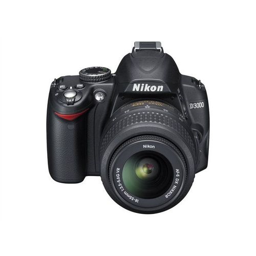 Nikon D3000 Reflex 10.2 Mpix - Objectif AF-S DX 18-55 mm