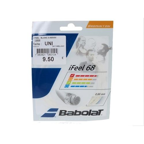 Cordage De Badminton Babolat I Feel  Blanc 0.68mm Blanc 13808