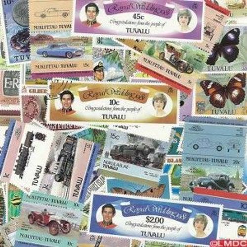 Tuvalu 200 Timbres Differents