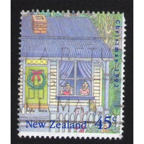 Nouvelle Zélande 1992 Oblitération Alphabétique Used Stamp Noël Christmas