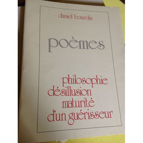 Poèmes-Philosophie-Désillusion-Maturité D'un Guérisseur