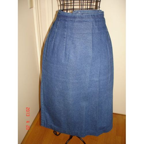 Jupe Droite Jean Bleu 44 / 46