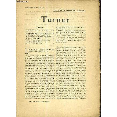 Turner - Numero D'hiver 1903-1904.