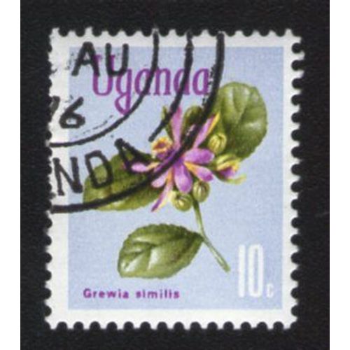 Ouganda Oblitération Ronde Used Stamp Fleur Flower Grewia Similis