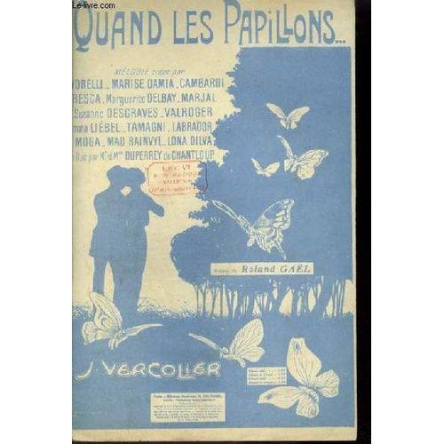 Quand Les Papillons - Chant Avec Paroles.
