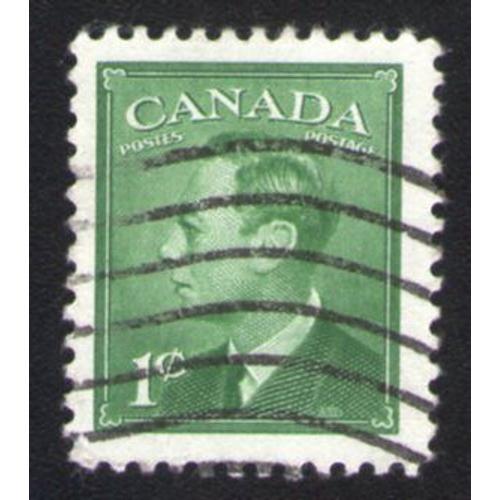 Canada Oblitéré Used Stamp George Vi Vert 1 Cent