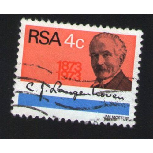 Afrique Du Sud Oblitéré Used Stamp Cornelis Jacobus Langenhoven Écrivain Homme Politique