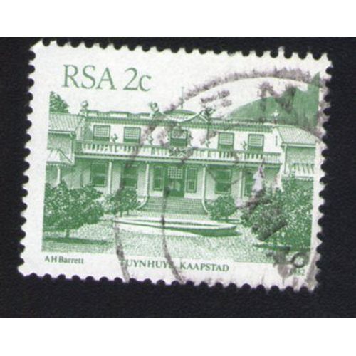 Afrique Du Sud 1982 Oblitération Ronde Used Stamp Résidence Présidentielle Cap Town Tuynhuys Kaapstad
