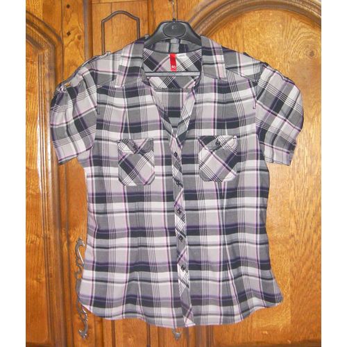 Chemise À Carreaux H&m - Taille 10/12 Ans