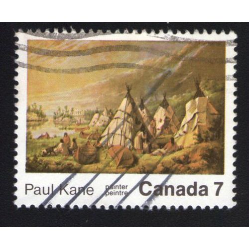 Canada Oblitéré Used Stamp Peintre Paul Kane Peintures Figuratives Témoignage Des Peuples