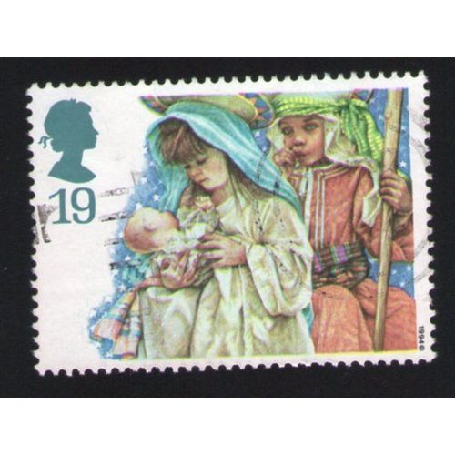 Royaume Uni 1994 Oblitéré Used Stamp Thème Noël Children's Nativity Plays Mary And Joseph