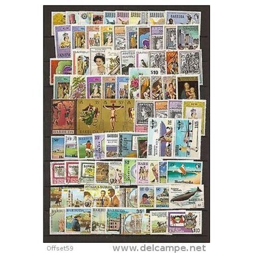 Antigua & Barbuda 200 Timbres Differents