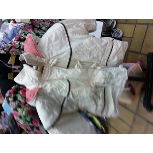 Manteau À Capuche Beige 3a