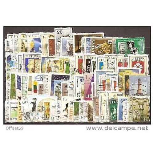 Lettonie 150 Timbres Differents
