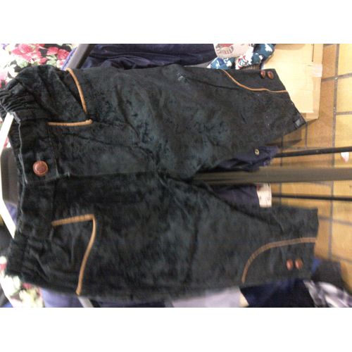 Pantalon Velour Noir 3ans
