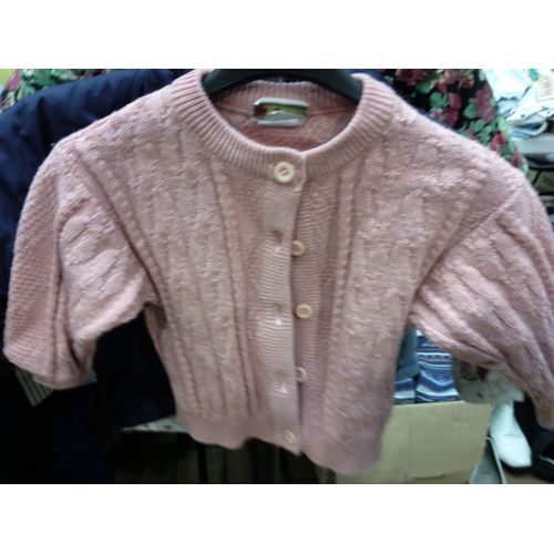Gilet Vieux Rose 3ans