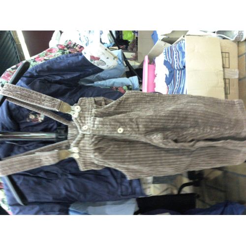 Pantalon Kiabi Marron 3ans À Bretelles