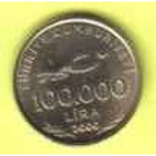 Turquie ( Turkiye Cumhuriyeti ) = Pièce De 100000 Lira De 2000, En Nickel.