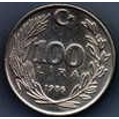 Turquie ( Turkiye Cumhuriyeti ) = Pièce De 100 Lira De 1986, En Nickel.