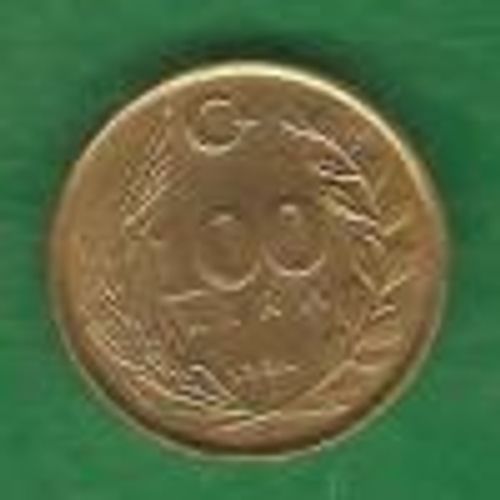Turquie ( Turkiye Cumhuriyeti ) = Pièce De 100 Lira De 1990, En Bronze Alu.