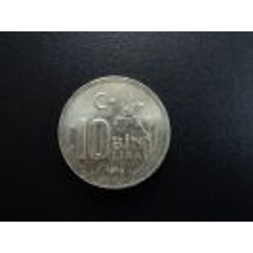 Turquie ( Turkiye Cumhuriyeti ) = Pièce De 10 Bin Lira De 1996, En Nickel.