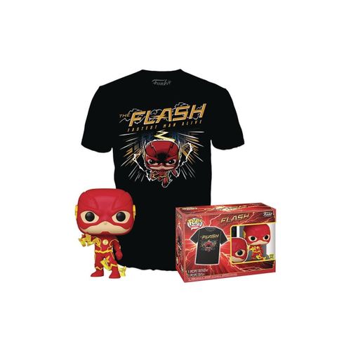 Dc Comics Pop! & Tee Set Figurine Et T-Shirt The Flash (M)