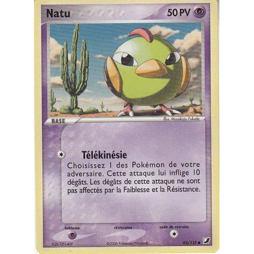 Pokemon - Natu - Forces Cachées 63/115