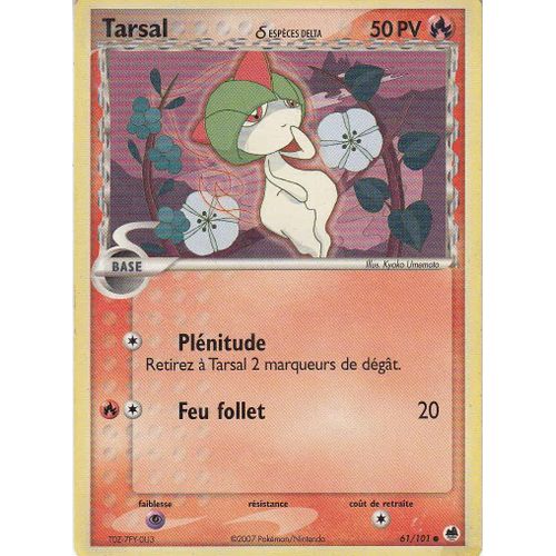 Pokemon - Tarsal - Iles Des Dragons 61/101