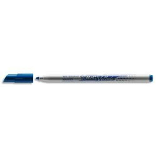 Bic Feutre Effaà§Able À  Sec Pour Tableaux Blancs Pointe Fine Encre Alcool Bleue Velleda 1721