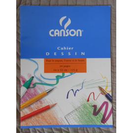 CANSON Cahier à dessin, uni, 120 g/m2, 240 x 320 mm