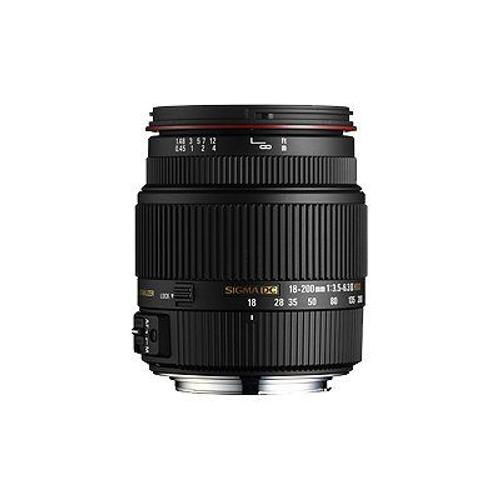 Objectif Sigma - Fonction Zoom - 18 mm - 200 mm - f/3.5-6.3 DC OS HSM II - Canon EOS