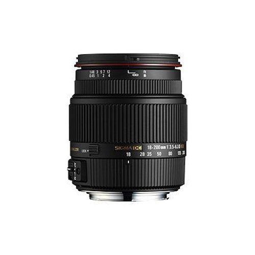 Objectif Sigma - Fonction Zoom - 18 mm - 200 mm - f/3.5-6.3 DC OS HSM II - Nikon F