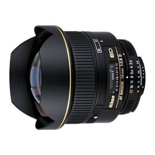 Nikon Nikkor - Objectif grand angle - 14 mm - f/2.8 D ED AF - Nikon F - pour Nikon D2H, D2HS, D2X, D2Xs, D5300, D70, D810; F 5 50, 55, 6, 65, 70, 75; FM 3A; Pronea 600