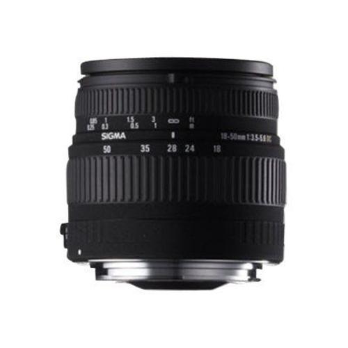 Objectif Sigma - Fonction Zoom - 18 mm - 50 mm - f/3.5-5.6 DC - Canon EF