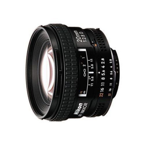 Nikon Nikkor - Objectif grand angle - 20 mm - f/2.8 D-AF - Nikon F - pour Nikon D2H, D2HS, D2X, D2Xs, D70; F 3, 5 50, 55, 6, 60, 601, 65, 75; FM 2, 3A; Pronea 600