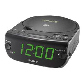 Sony ICF-CD814 - Radio-réveil - 2 Watt