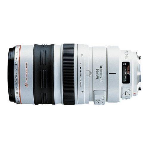 Objectif Canon EF - Fonction Zoom - 100 mm - 400 mm - f/4.5-5.6 L IS USM - Canon EF - pour EOS 1000, 1D, 50, 500, 5D, 7D, Kiss F, Kiss X2, Kiss X3, Rebel T1i, Rebel XS, Rebel XSi
