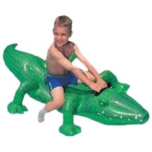 Animal Flottant Gonflable Intex Crocodile À Chevaucher Intex 58546np
