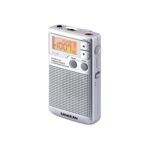 Sangean-DT-250 - Radio portable - argenté(e)