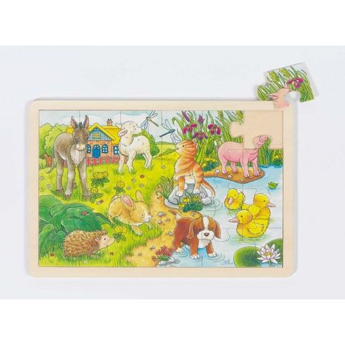 Goki 57890 - Puzzle Bã©Bã©S Animaux