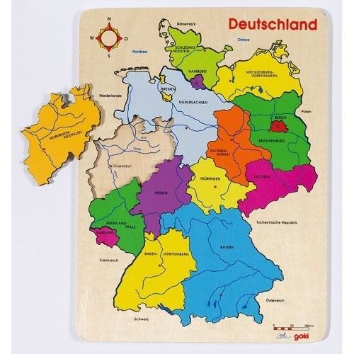 Goki 57860 - Puzzle Allemagne