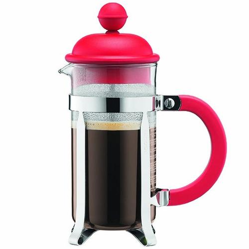 Cafetière À Piston 3 Tasses 0,35l Rouge 1913-294 Caffettiera