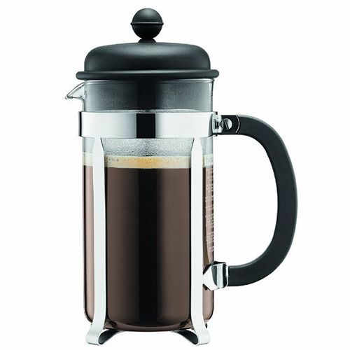 Cafetière À Piston 8 Tasses 1l Noir 1918-01 Caffettiera