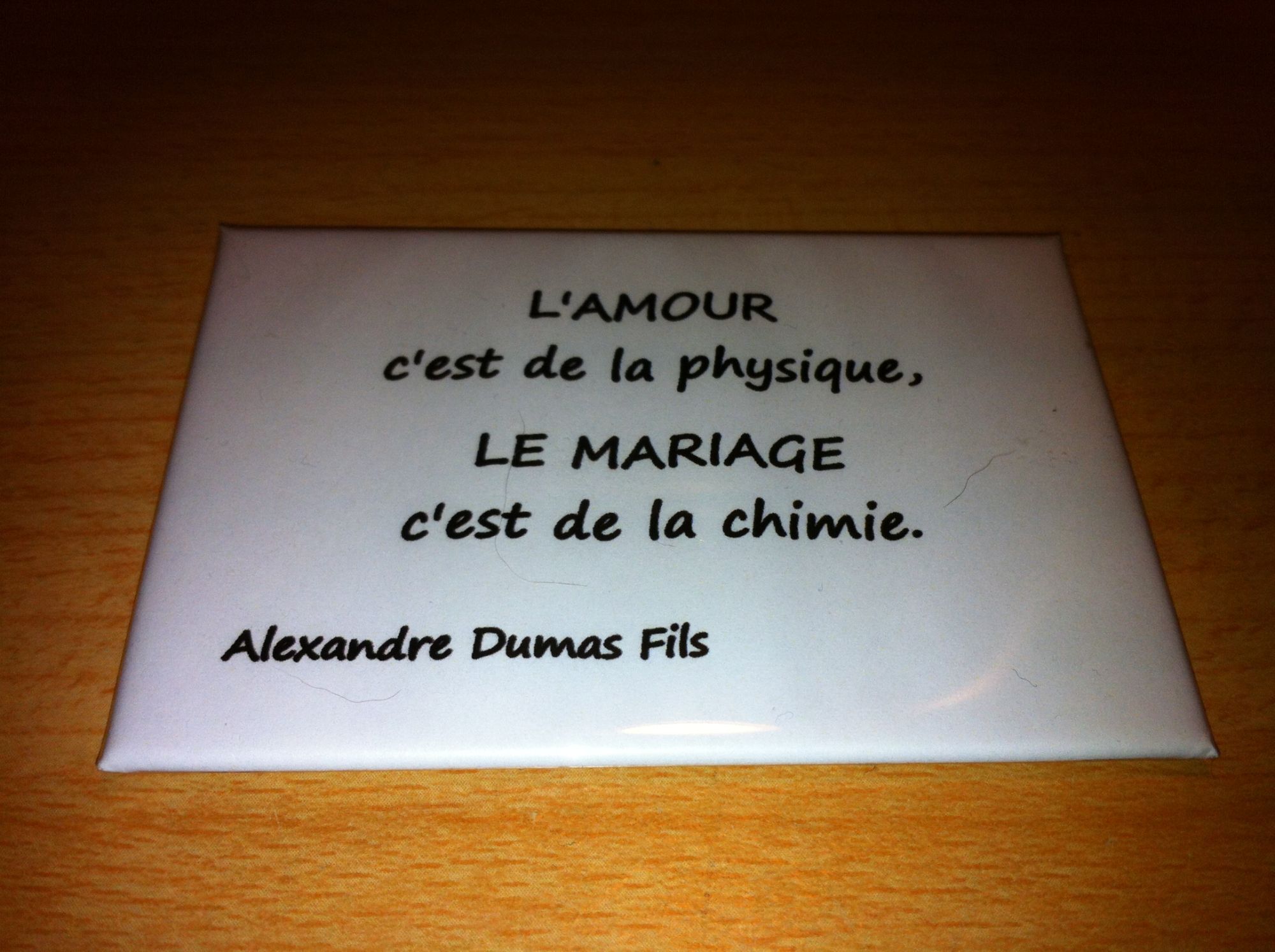 Magnet Citation Alexandre Dumas Fils Objets A Collectionner Rakuten