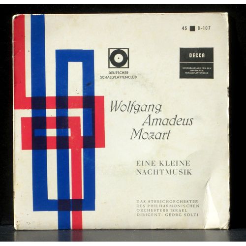 Mozart Kleine Nachtmusik K.525 Georg Solti Section De Cordes De La Philharmonie D¿Israel