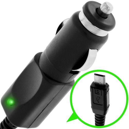 Chargeur Voiture Allume Cigare Vers Micro Usb - Noir
